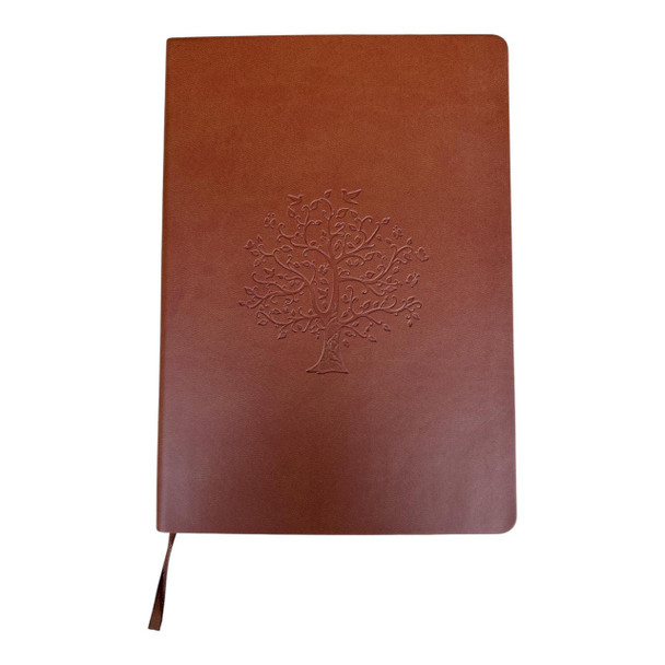 FY2501M A5 Notebook Pressed Tree - Brown