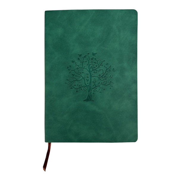 FY2501N A5 Notebook Pressed Tree - Deep Green