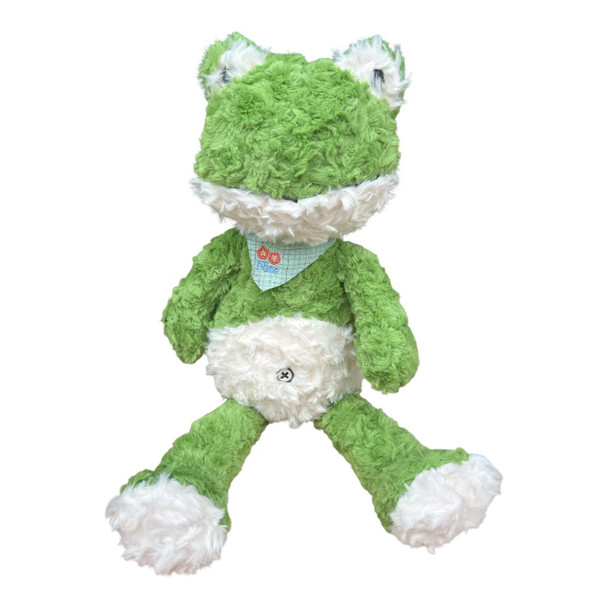 SK19630 Plush Soft Toy 30cm – Green & White Frog