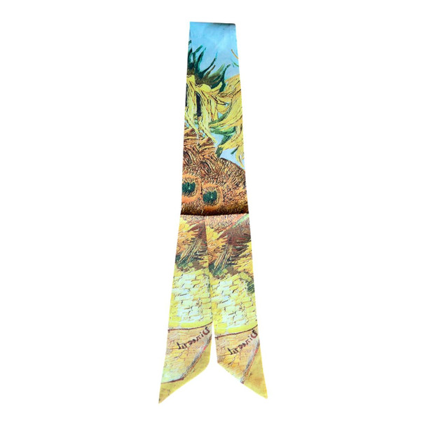 HH2604B Thin Twilly Scarf – Sunflower Art