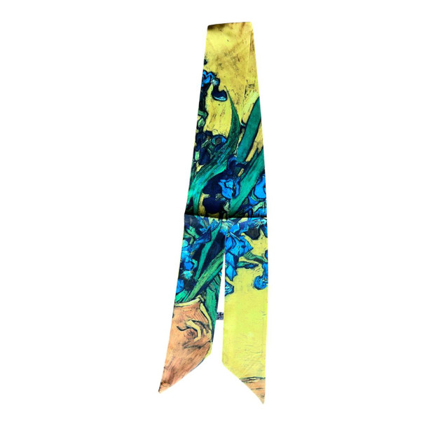 HH2604F Thin Twilly Scarf – Blue Iris Art Print