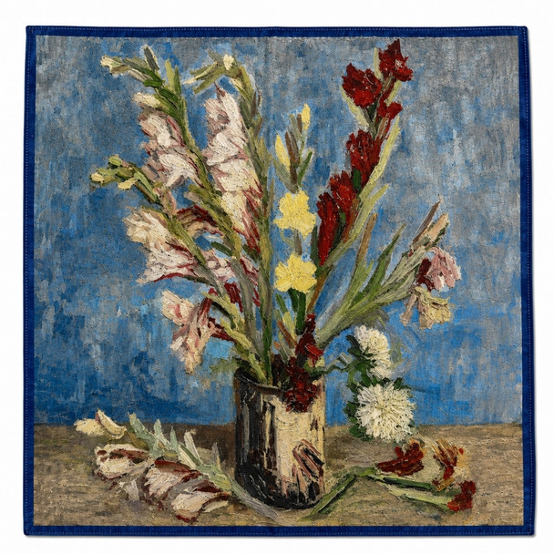 HH2608M Polyester Square Scarf – Floral Still Life