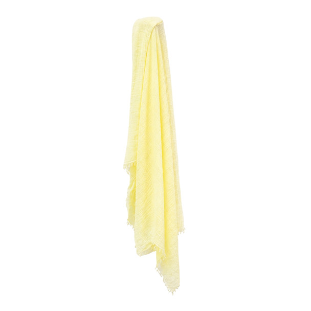 XY2601M Lightweight Crinkle Scarf – Soft Yellow