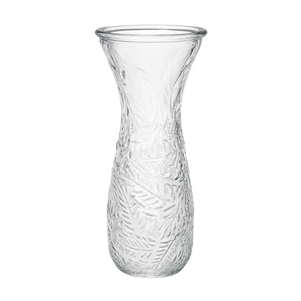 GVX177 Frosted Leaf Glass Vase