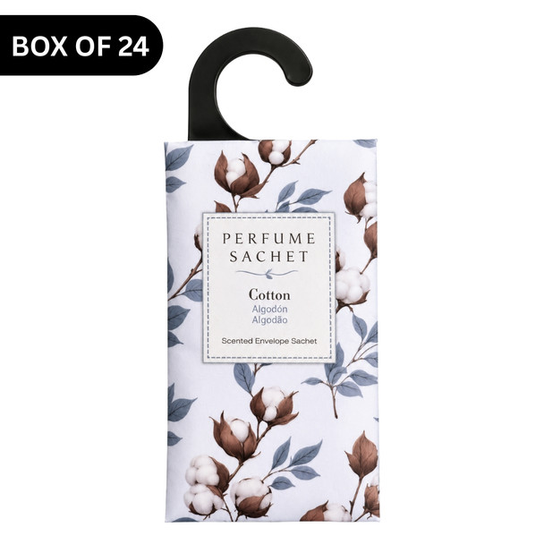 RS2024A Hanging Scented Sachet (Box of 24) - Cotton