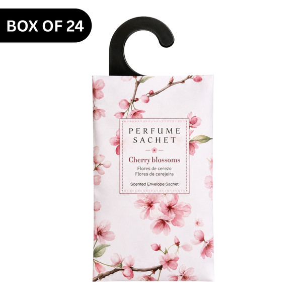 RS2024E Hanging Scented Sachet (Box of 24) - Cherry Blossom