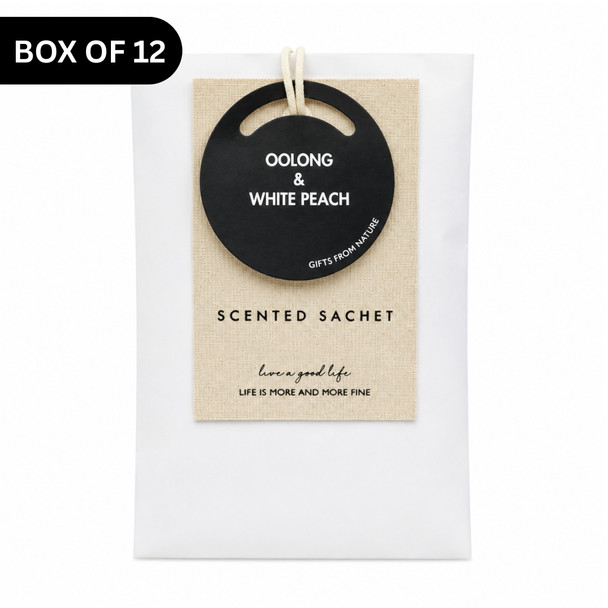 S2206C Fragrance Sachet (Box of 12) – Oolong & White Peach