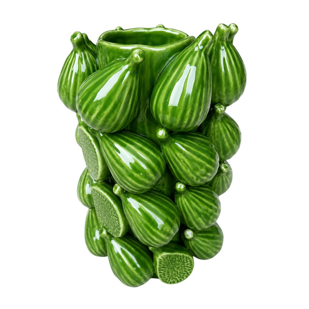 V34B024 Ceramic Green Vase – Figs