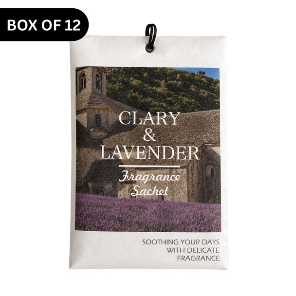 XB080C Fragrance Sachet (Box of 12) - Clary & Lavender