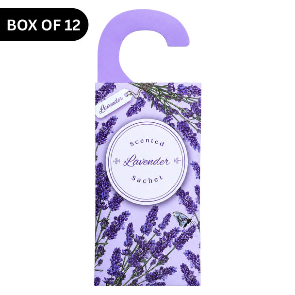 XB2563B Hanging Scented Sachet (box of 12) – Lavender