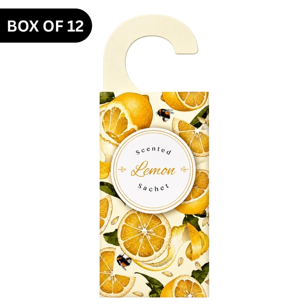 XB2563D Hanging Scented Sachet (Box of 12) – Lemon