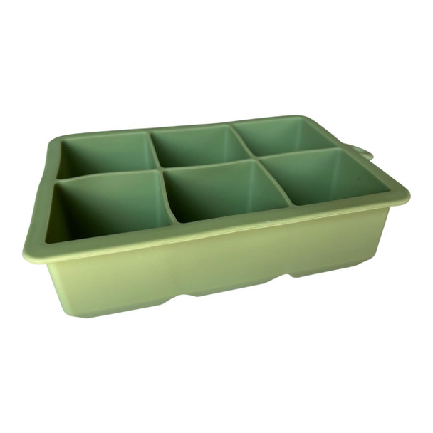 IT1803B 6-Hole Jumbo Ice Cube Tray – Green