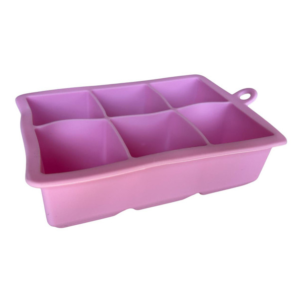 IT1803D 6-Hole Jumbo Ice Cube Tray – Pink