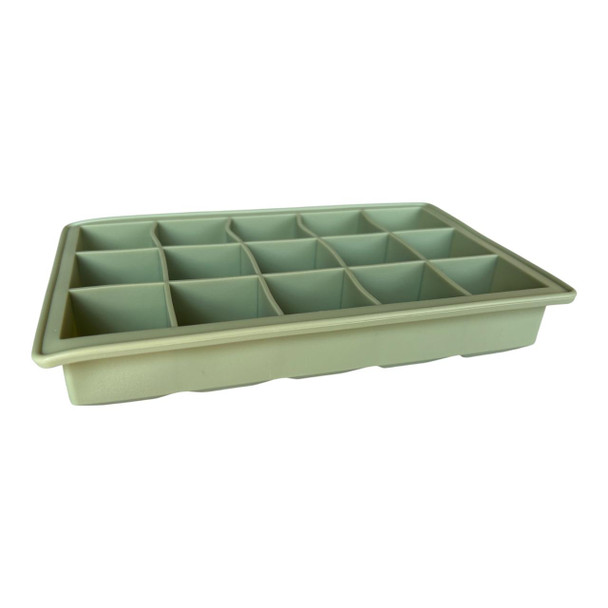 18166A 15-Hole Ice Cube Tray – Sage Green