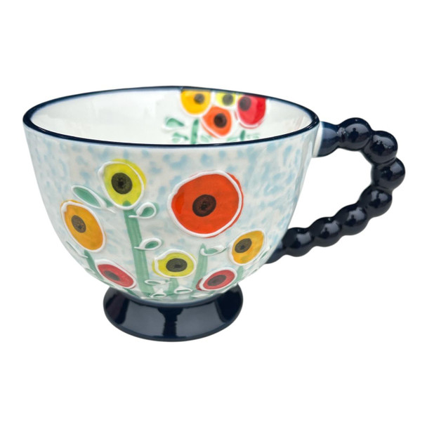 CMQL8003C Ceramic Teacup - Meadow Bloom
