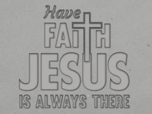A Clay imprint of "Have Faith Jesus is Always There" mug clay stamp. A clay imprint of "Have Faith Jesus is Always There" mug clay stamp. A Clay imprint of "Have Faith Jesus is Always There" mug clay stamp. A clay imprint of "Have Faith Jesus is Always There" mug clay stamp.