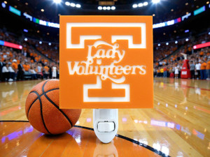 Night Light on basketball court