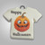 Handmade Ceramic Halloween Tshirt Silly Pumpkin (Design 1) With the words Happy Halloween pendant. Handmade Ceramic Halloween Tshirt Silly Pumpkin (Design 1) With the words Happy Halloween pendant.