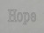 A clay imprint of a "Hope" mug Clay stamp for slab handbuild pottery. A clay imprint of a "Hope" mug clay stamp for slab handbuild pottery.