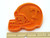 Orange Tennessee Volunteers football helmet Cookie Cutter back with ruler. Showing approximately 3.5 inches. Orange Tennessee Volunteers football helmet Cookie Cutter back with ruler. Showing approximately 3.5 inches.