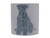 Airedale dog sitting, clay pottery stamp for potters to add texture image to ceramics. Airedale dog sitting, clay pottery stamp for potters to add texture image to ceramics.