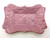 Handcrafted Ceramic Pottery Trinket Bowl or Jewelry Dish in Pink on table
