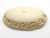 Handcrafted Ceramic Pottery Trinket Bowl or Jewelry Dish for Pet Lover in Tan bottom with angle