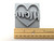Mom Inside Heart Clay Pottery Stamp Design for Slab Pottery with ruler