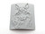 Clay Pottery Stamp with Close Up Husky Dog Texture Image laid down