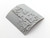 Pottery Stamp with Full Body Shiba Inu Dog Texture Image on angle
