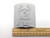 Pottery Stamp with Full Body Front Yorkie Dog Texture Image with ruler