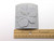Clay Pottery Stamp Flower Version C Texture Image with ruler