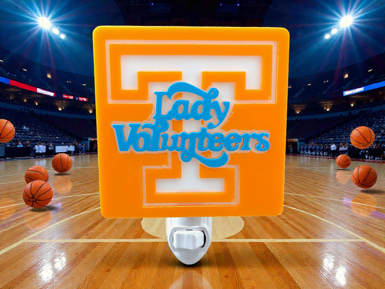 Night Light on basketball court