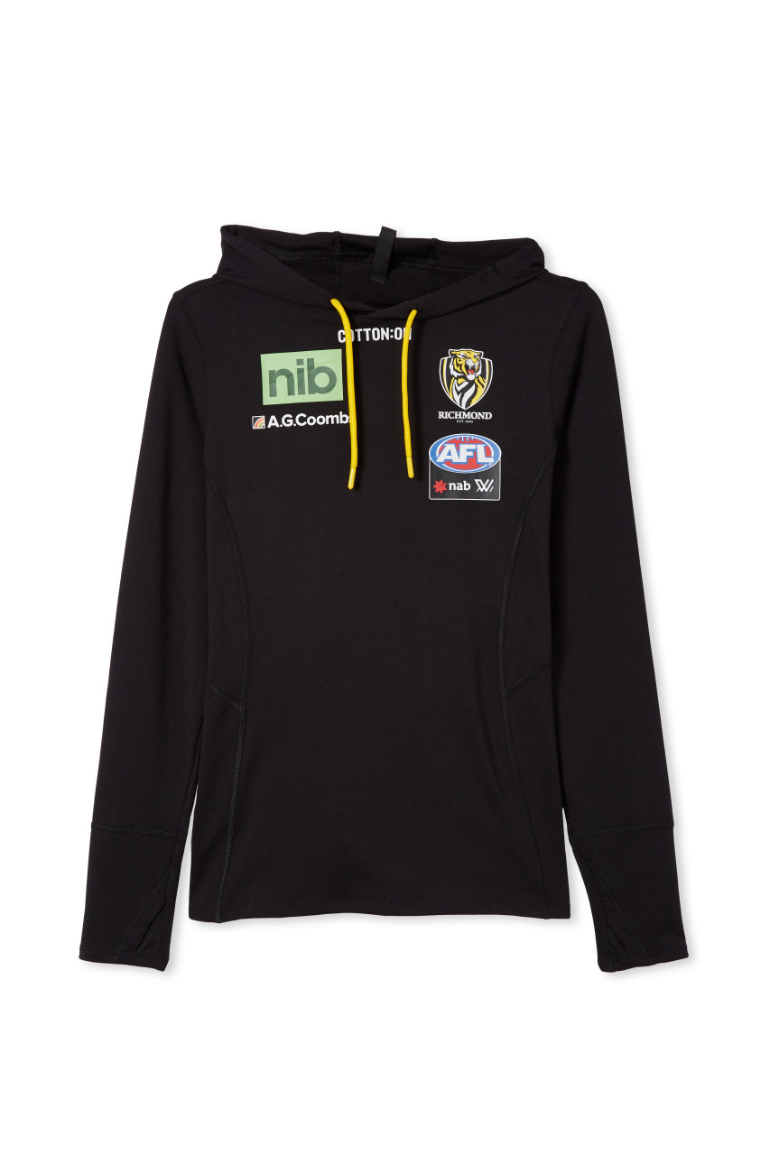 AFLW 2022 Long Sleeved Hooded Performance Top - Womens - Richmond