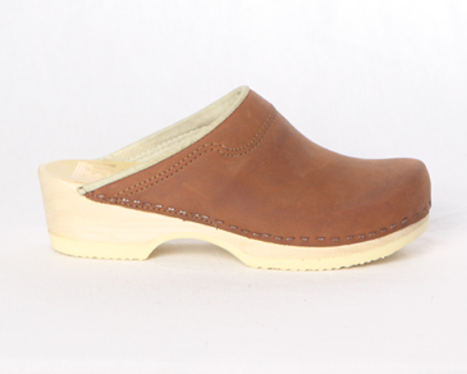 Padded Collar Clogs - Low Heel