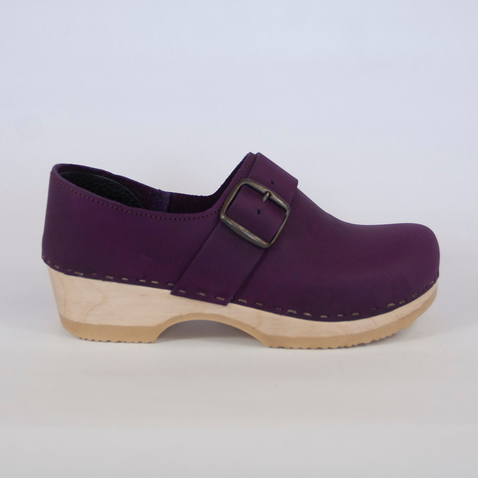 Pilgrim Clogs with Closed Back  - Large Buckles