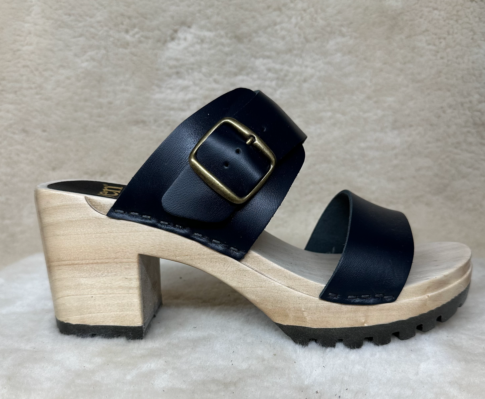 Chunky Clogs - Buckle Strap Clogs
