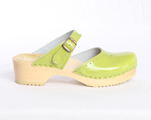 Lime Patent with Natural Base