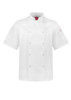 CH232MS - Zest Mens S/S Chef Jacket  - Biz Collection sold by Kings Workwear  www.kingsworkwear.com.au
