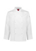 CH232ML - Zest Mens L/S Chef Jacket  - Biz Collection sold by Kings Workwear  www.kingsworkwear.com.au