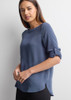 S828LL- Ladies Madison Boatneck Blouse  -  Biz Collection