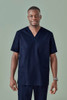 CST141MS - Mens Tokyo V-Neck Scrub Top - Biz Care  sold by Kings Workwear  www.kingsworkwear.com.au