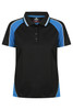 Front View of PANORAMA LADY POLOS - W2309 -  sold by Kings Workwear www.kingsworkwear.com.au