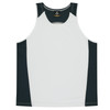 Front View of PREMIER KIDS SINGLETS - W3101 - AUSSIE PACIFIC sold by Kings Workwear www.kingsworkwear.com.au