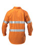 Hard Yakka Foundations Hi-Visibility Closed Front Cotton Drill Long Sleeve Shirt With Tape - Y07899 - Hard Yakka sold by Kings Workwear www.kingworkwear.com.au