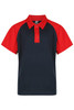 Front View of MANLY KIDS POLOS - W3318 -  sold by Kings Workwear www.kingsworkwear.com.au