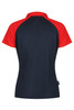 Back view of  MANLY LADY POLOS - W2318 -  sold by Kings Workwear www.kingsworkwear.com.au