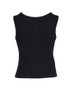 Back view of Womens Comfort Wool Stretch Peaked Vest with Knitted Back      sold by Kings Workwear www.kingsworkwear.com.au