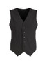 Front View of Mens Comfort Wool Stretch Peaked Vest with Knitted Back      sold by Kings Workwear www.kingsworkwear.com.au