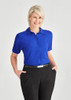 Front View of Dahlia Womens Short Sleeve Blouse      sold by Kings Workwear www.kingsworkwear.com.au